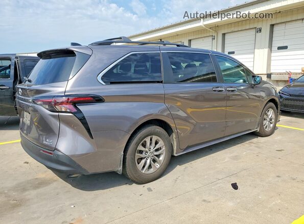 5TDYSKFC4PS082039 2023 TOYOTA SIENNA Gray Հետևի աջ