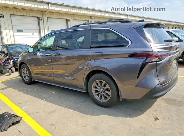 5TDYSKFC4PS082039 2023 TOYOTA SIENNA Gray Հետևի ձախ