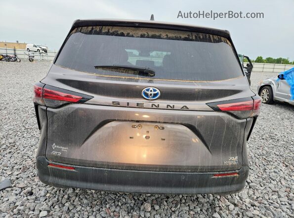 5TDYSKFC5NS072858 2022 TOYOTA SIENNA Серый Вид сзади