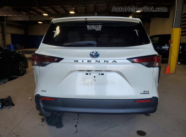 5TDYSKFC7MS005550 2021 TOYOTA SIENNA White Widok z tyłu