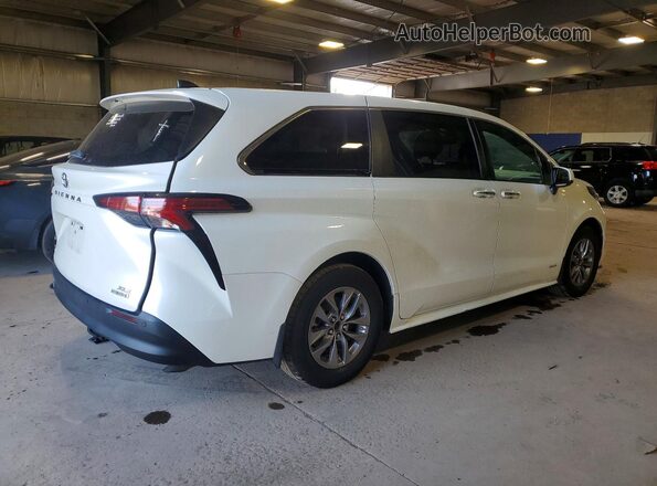 5TDYSKFC7MS005550 2021 TOYOTA SIENNA White Tył prawy