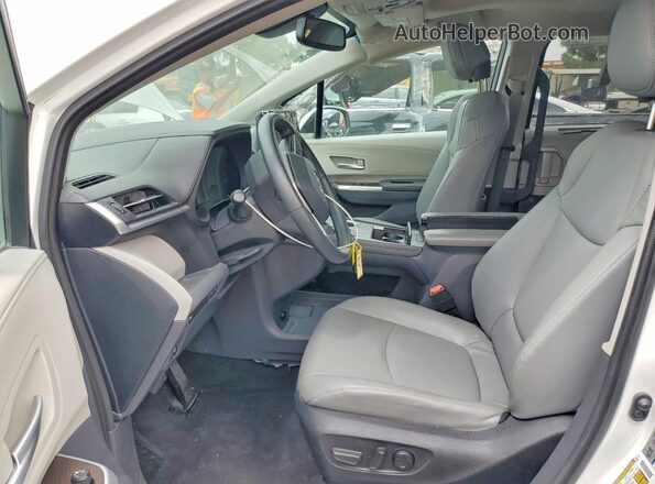 5TDYSKFC7PS076316 2023 TOYOTA SIENNA White Widok wnętrza z przodu