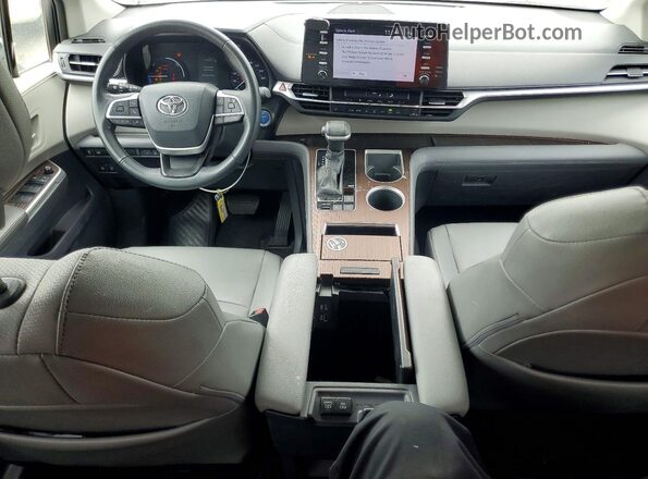 5TDYSKFC7PS076316 2023 TOYOTA SIENNA White Widok deski rozdzielczej