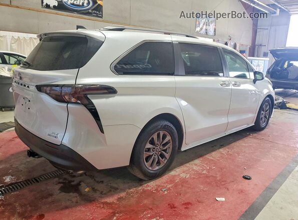 5TDYSKFC7PS079216 2023 TOYOTA SIENNA White Задня права чверть