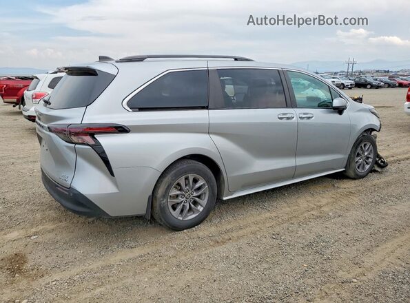 5TDYSKFC7PS087574 2023 TOYOTA SIENNA Silver Задня права чверть