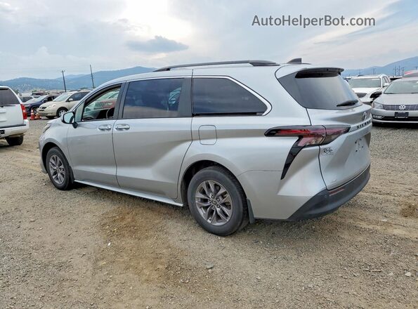 5TDYSKFC7PS087574 2023 TOYOTA SIENNA Silver Задня ліва чверть