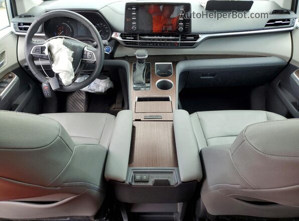5TDYSKFC7PS087574 2023 TOYOTA SIENNA Silver Вид панелі приладів
