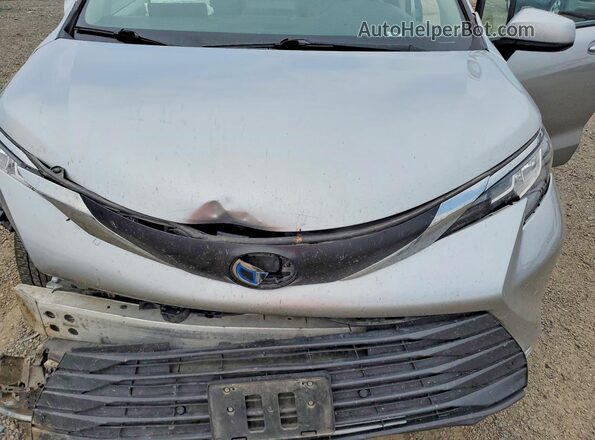 5TDYSKFC7PS087574 2023 TOYOTA SIENNA Silver Вид підкапотного простору