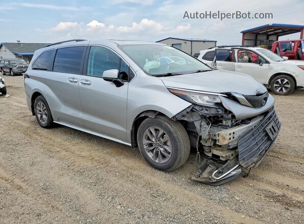 5TDYSKFC7PS087574 2023 TOYOTA SIENNA Silver Передня права чверть