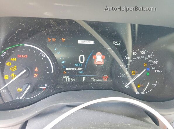 5TDYSKFCXSS201821 2025 TOYOTA SIENNA White Instrument cluster view