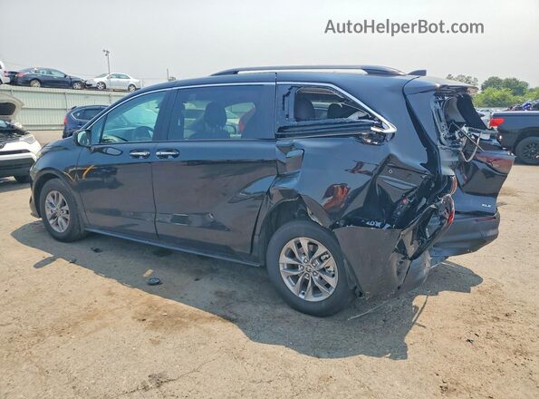 5TDYSKFCXTS261583 2026 TOYOTA SIENNA Black Trasero izquierdo