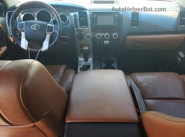 5TDYY5G15HS067662 2017 TOYOTA SEQUOIA Белый Вид панели приборов