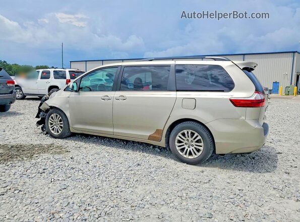 5TDYZ3DC0HS777477 2017 TOYOTA SIENNA Beige Задня ліва чверть