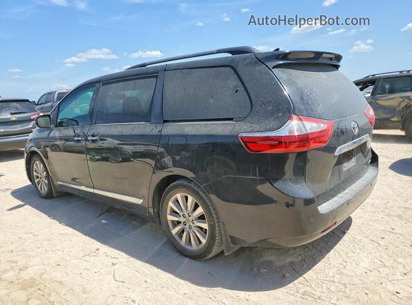 5TDYZ3DC0HS779455 2017 TOYOTA SIENNA Черный Задняя левая четверть
