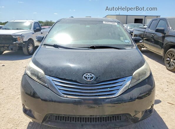 5TDYZ3DC0HS779455 2017 TOYOTA SIENNA Черный Вид спереди