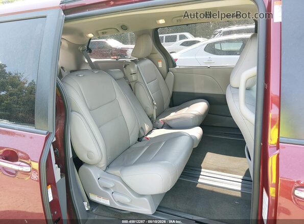 5TDYZ3DC0HS796241 2017 TOYOTA SIENNA Red VIN կոդի պիտակի տեսք
