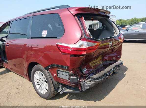 5TDYZ3DC0HS796241 2017 TOYOTA SIENNA Red Դիմացի տեսք