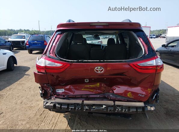 5TDYZ3DC0HS796241 2017 TOYOTA SIENNA Red 