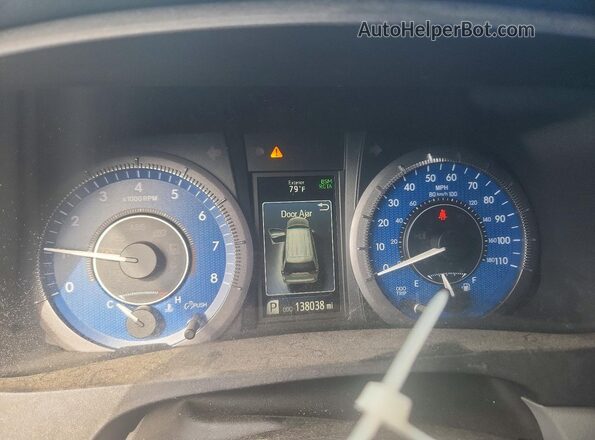 5TDYZ3DC0JS906730 2018 TOYOTA SIENNA Burgundy Instrument cluster view