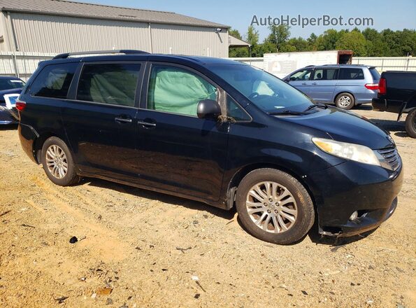 5TDYZ3DC1HS826525 2017 TOYOTA SIENNA Черный Передняя правая четверть