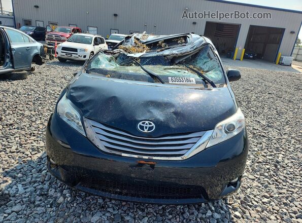 5TDYZ3DC2HS794183 2017 TOYOTA SIENNA Black Դիմացի տեսք