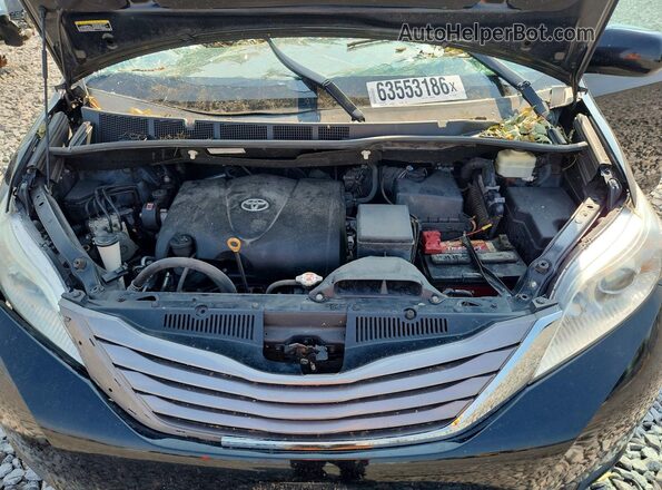 5TDYZ3DC2HS794183 2017 TOYOTA SIENNA Black Շարժիչի բաժամունքի տեսք