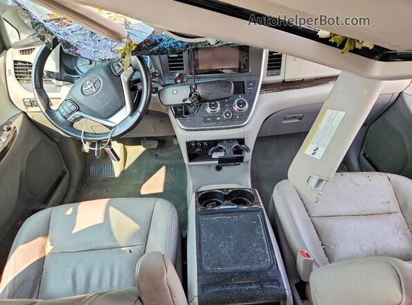 5TDYZ3DC2HS794183 2017 TOYOTA SIENNA Black Առջևի վահանակի տեսք