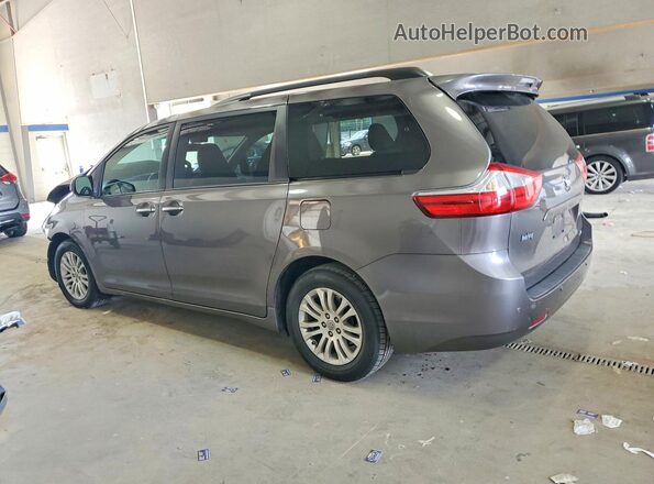 5TDYZ3DC2HS807126 2017 TOYOTA SIENNA Gray Հետևի ձախ