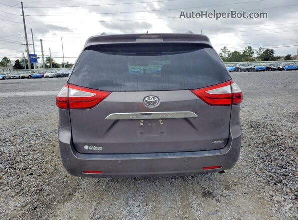 5TDYZ3DC2HS821771 2017 TOYOTA SIENNA Серый Вид сзади