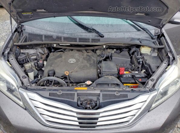 5TDYZ3DC2HS821771 2017 TOYOTA SIENNA Серый Вид подкапотного пространства