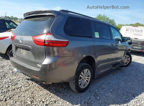 5TDYZ3DC2HS881386 2017 TOYOTA SIENNA Charcoal Trasero derecho