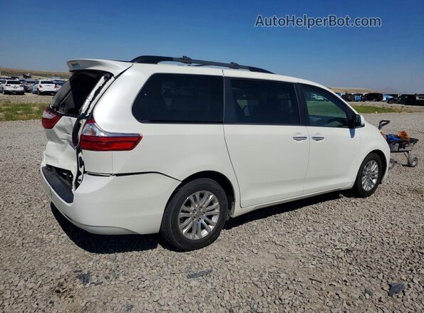 5TDYZ3DC2HS889388 2017 TOYOTA SIENNA Белый Задняя правая четверть