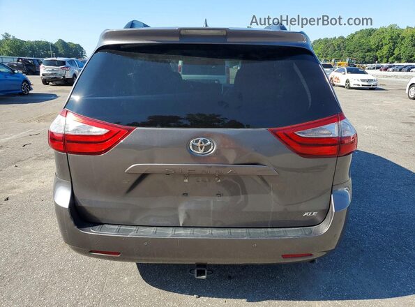 5TDYZ3DC2JS960353 2018 TOYOTA SIENNA Gray Widok z tyłu
