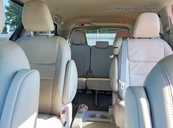5TDYZ3DC2JS960353 2018 TOYOTA SIENNA Gray Widok tylnych siedzeń