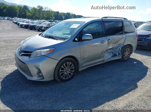 5TDYZ3DC2KS013556 2019 TOYOTA SIENNA Серебряный Передняя левая четверть