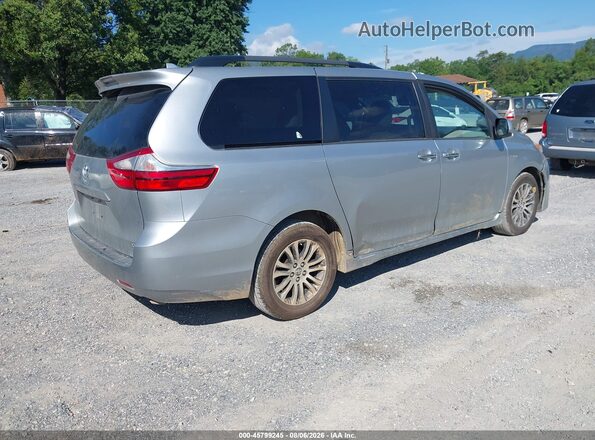 5TDYZ3DC2KS013556 2019 TOYOTA SIENNA Серебряный Задняя правая четверть
