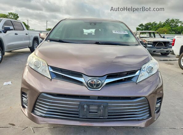 5TDYZ3DC2KS976750 2019 TOYOTA SIENNA Tan Вид спереду