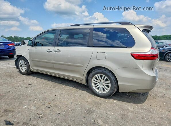 5TDYZ3DC3HS858313 2017 TOYOTA SIENNA Gold უკანა მარცხენა