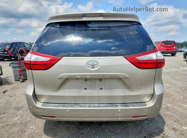 5TDYZ3DC3HS858313 2017 TOYOTA SIENNA Gold უკანა ხედი