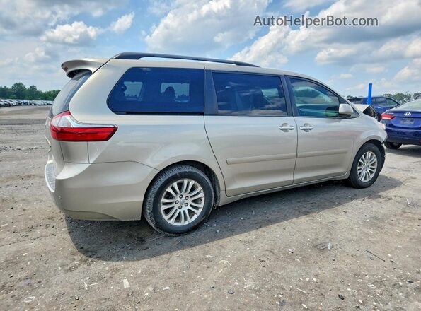 5TDYZ3DC3HS858313 2017 TOYOTA SIENNA Gold უკანა მარჯვენა