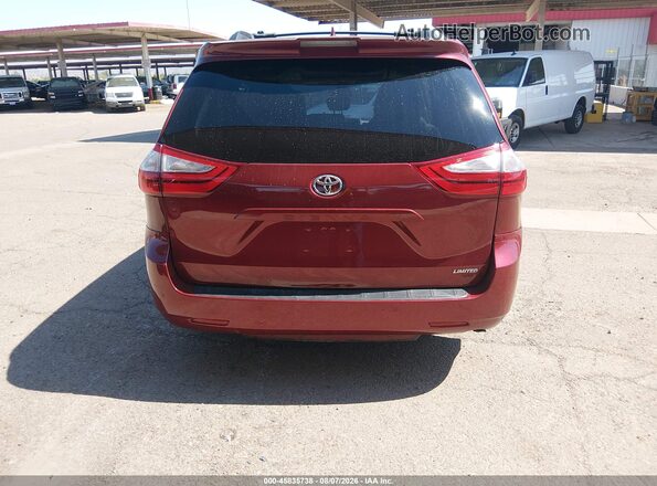 5TDYZ3DC3JS917978 2018 TOYOTA SIENNA Red 
