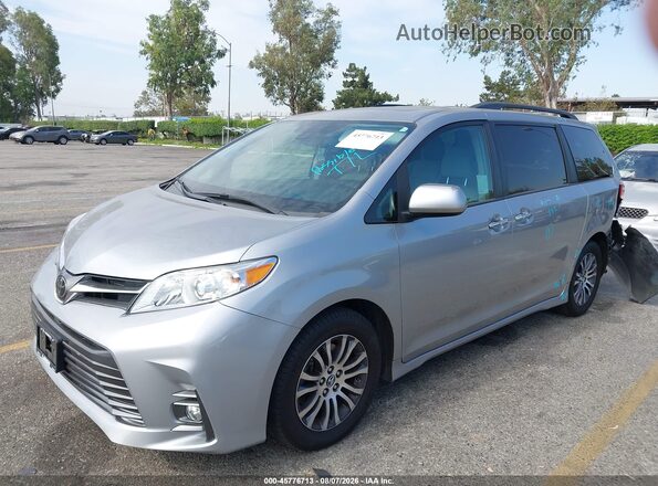 5TDYZ3DC3JS932612 2018 TOYOTA SIENNA Gray Передня ліва чверть
