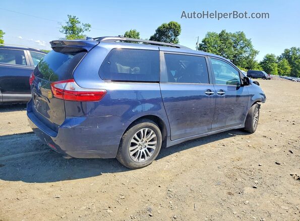 5TDYZ3DC3KS016501 2019 TOYOTA SIENNA Blue Trasero derecho