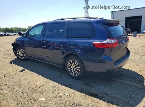 5TDYZ3DC3KS016501 2019 TOYOTA SIENNA Blue Trasero izquierdo