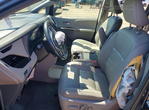 5TDYZ3DC3KS016501 2019 TOYOTA SIENNA Blue Vista interior delantera