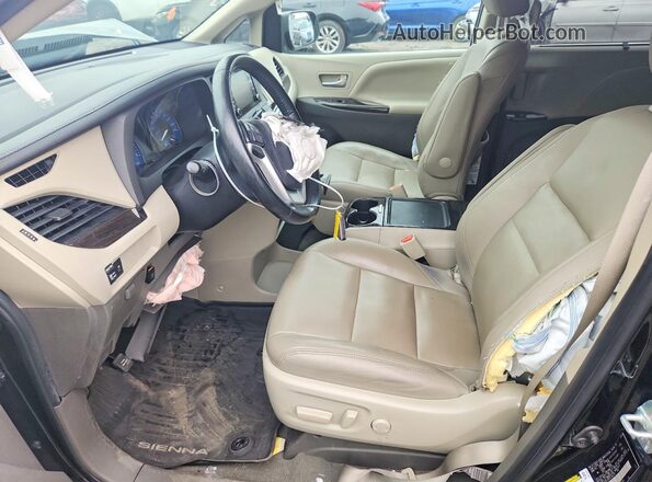 5TDYZ3DC3LS044123 2020 TOYOTA SIENNA Black წინა სალონის ხედი