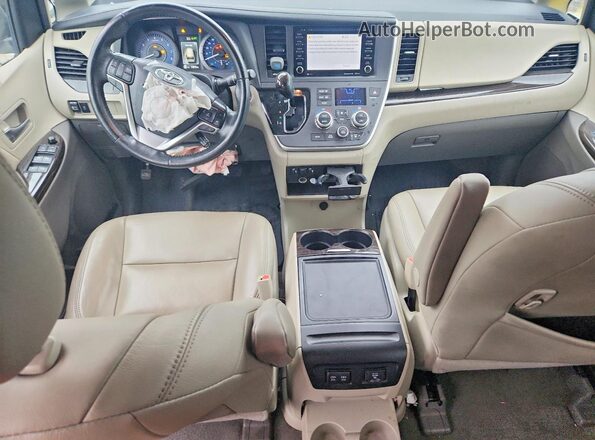 5TDYZ3DC3LS044123 2020 TOYOTA SIENNA Black წინა პანელის ხედი