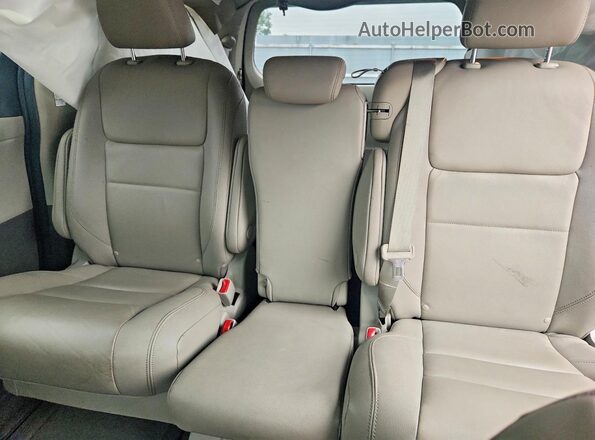 5TDYZ3DC3LS044123 2020 TOYOTA SIENNA Black უკანა სავარძლების ხედი
