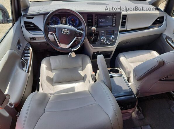 5TDYZ3DC3LS086999 2020 TOYOTA SIENNA Gray Widok deski rozdzielczej