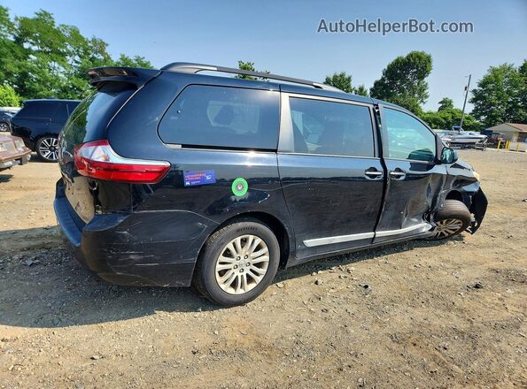 5TDYZ3DC4HS894172 2017 TOYOTA SIENNA Black Tył prawy